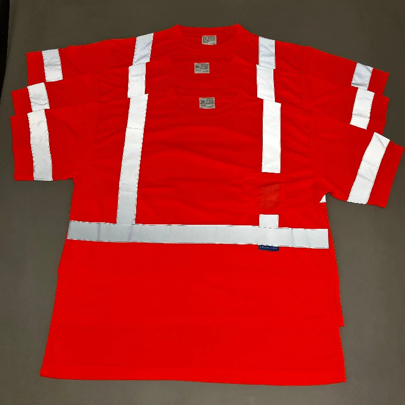LX REFLECTIVE Pack of 3! Orange Reflective Shirts Unisex Sz-2XL Orange (New) Rayon Velvet Corduroy LX REFLECTIVE Pack of 3! Orange Reflective Shirts Unisex Sz-2XL Orange (New) Rayon Velvet Corduroy