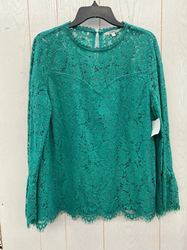 Jodifel Green Womens Size L Shirt Anti-Shrink Durable Soft