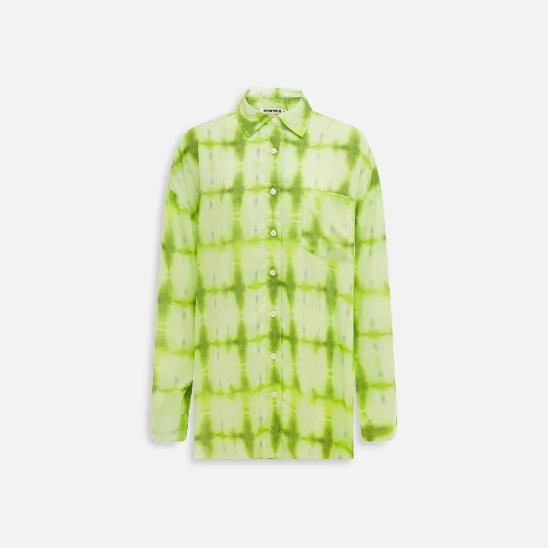 It's Now Cool The Long Sleeve Leisure Shirt - Limewash Chenille Blend Fleece Blend Nylon Blend It's Now Cool The Long Sleeve Leisure Shirt - Limewash Chenille Blend Fleece Blend Nylon Blend