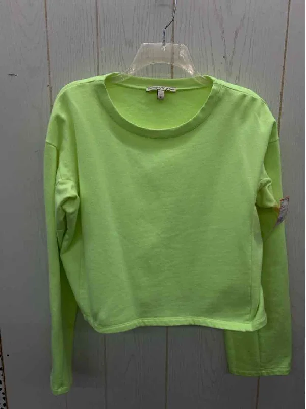 Express Yellow Womens Size Small Shirt Hooded Caped Shawl Collar