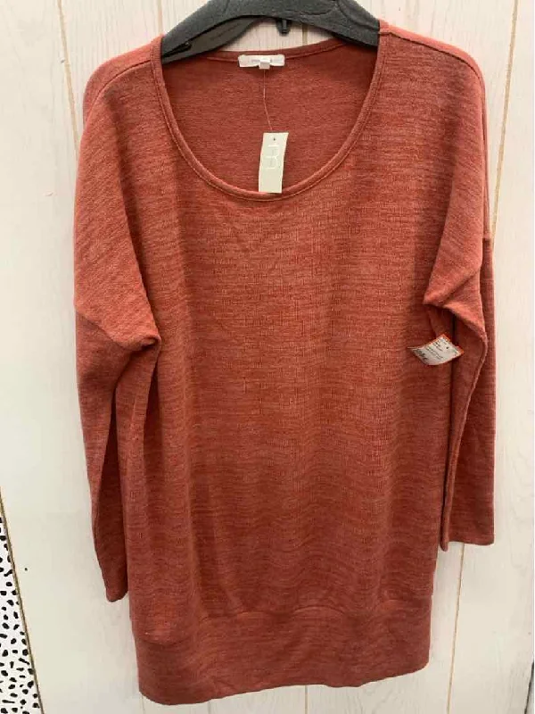Maurices Pink Womens Size M Shirt Sequined Glittery Shiny