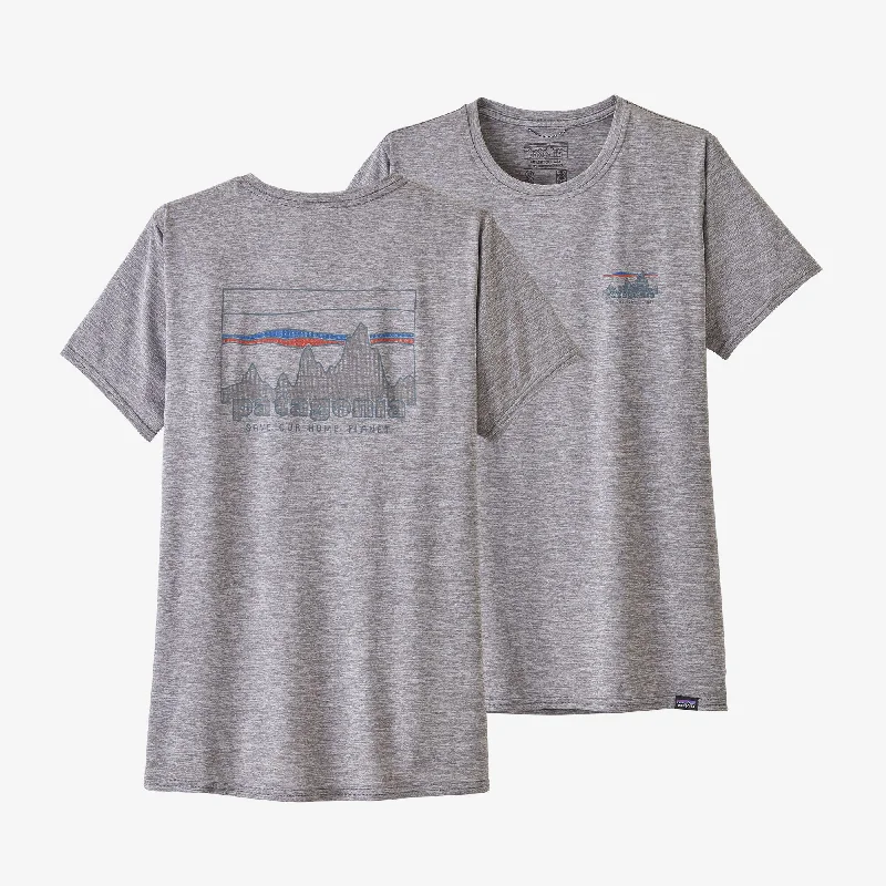 Polera Mujer Capilene® Cool Daily Graphic Shirt Handmade Hand-knitted Hand-woven