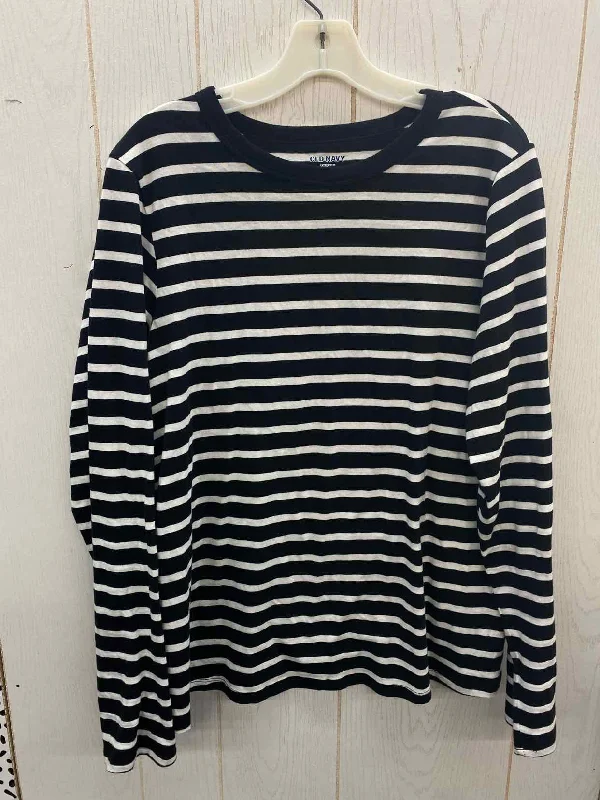 Old Navy Black Womens Size L Tall Shirt Machine Wash Dry Clean Hand Wash