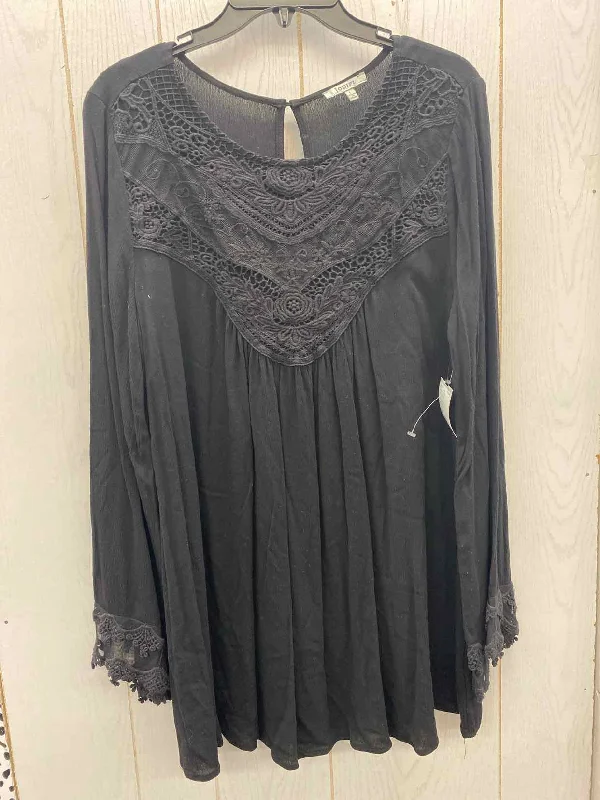 Jodifel Black Womens Size L Shirt Fashionable Trendy Casual