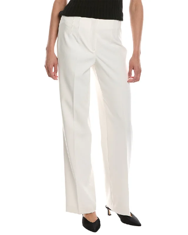 Anne Klein Fly Front Hollywood Waist Pant Comfy Cargo Trousers