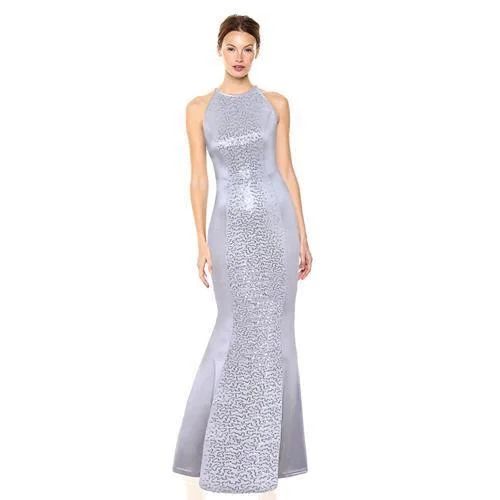 Elegant Halter Paillettes Evening Party Dress for Women Tunics Recommended stylist