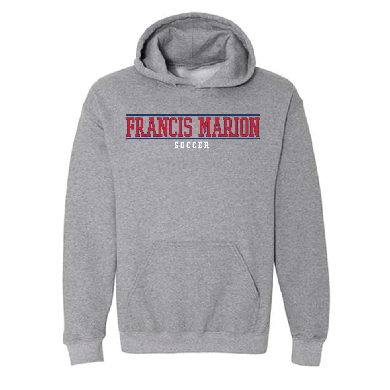 Francis Marion - NCAA Women's Soccer : Joy Brockmann - Hooded Sweatshirt. Hoodie with Camouflage Military Edgy