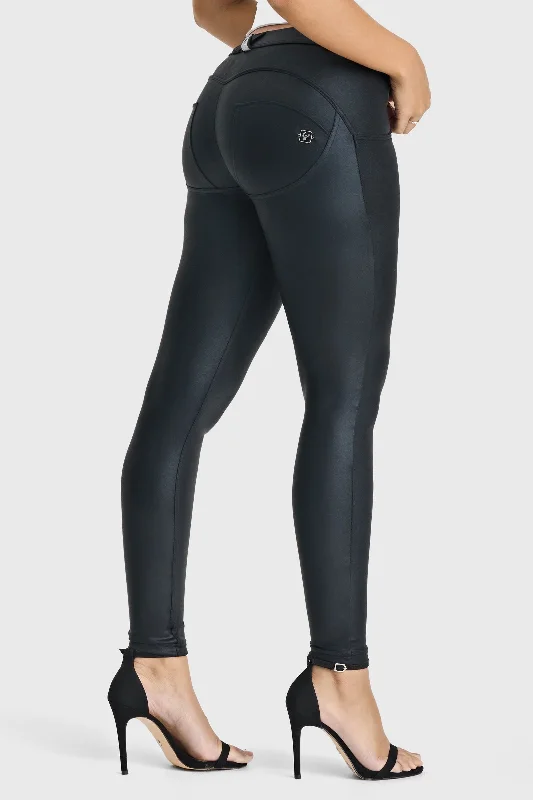 WR.UP® Disco Pants - Mid Rise - Full Length - Black Wide-Legged Palazzos
