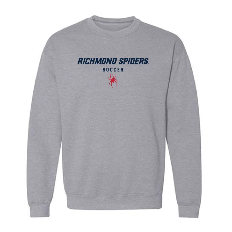 Richmond - NCAA Women's Soccer : Anna Garcia - Classic Shersey Crewneck Sweatshirt. Hoodie with Snap Buttons Easy Quick Richmond - NCAA Women's Soccer : Anna Garcia - Classic Shersey Crewneck Sweatshirt. Hoodie with Snap Buttons Easy Quick