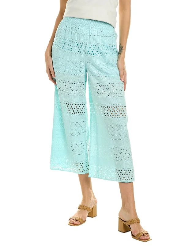 alice + olivia Russell High-Waist Pant Trendy Wide-Leg Pants