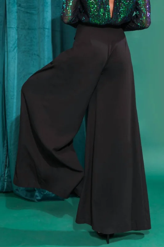 Love And Beyond Woven Pant In Black Slim-Fit Leggings