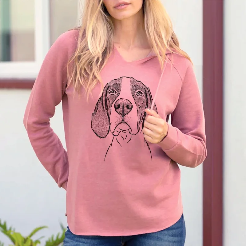 Liam the English Pointer - Cali Wave Hooded Sweatshirt. Hoodie with Tie-Dye Psychedelic Retro Liam the English Pointer - Cali Wave Hooded Sweatshirt. Hoodie with Tie-Dye Psychedelic Retro