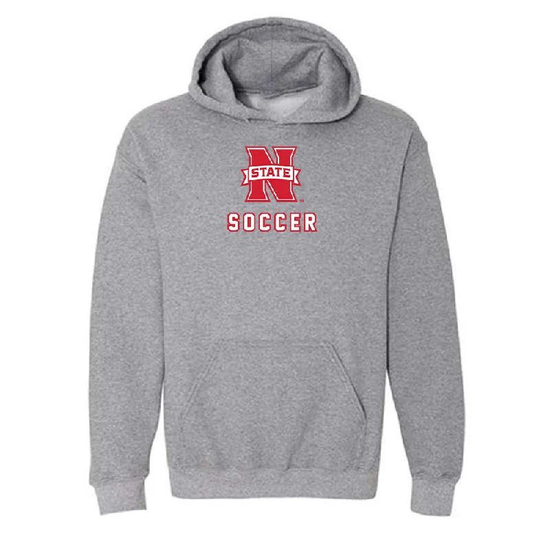NWOSU - NCAA Women's Soccer : Madalyn Hundt - Classic Shersey Hooded Sweatshirt. Hoodie with Applique Textured Unique