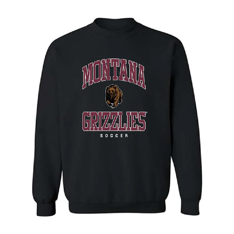 Montana - NCAA Women's Soccer : Bayliss Flynn - Classic Shersey Crewneck Sweatshirt. Hoodie with Hidden Zipper Minimalist Clean Montana - NCAA Women's Soccer : Bayliss Flynn - Classic Shersey Crewneck Sweatshirt. Hoodie with Hidden Zipper Minimalist Clean