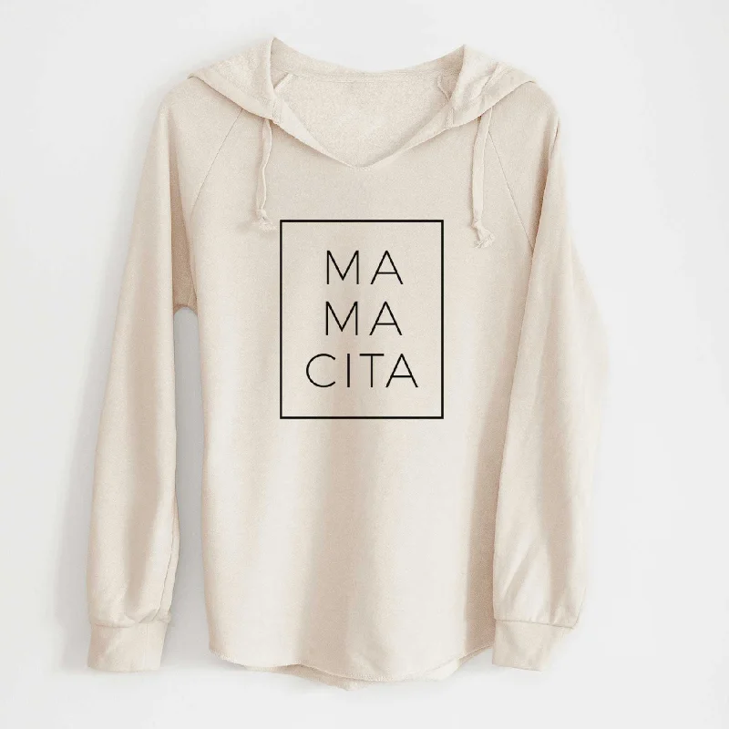 Mamacita Boxed - Cali Wave Hooded Sweatshirt. Hoodie with Slim Fit Tailored Modern