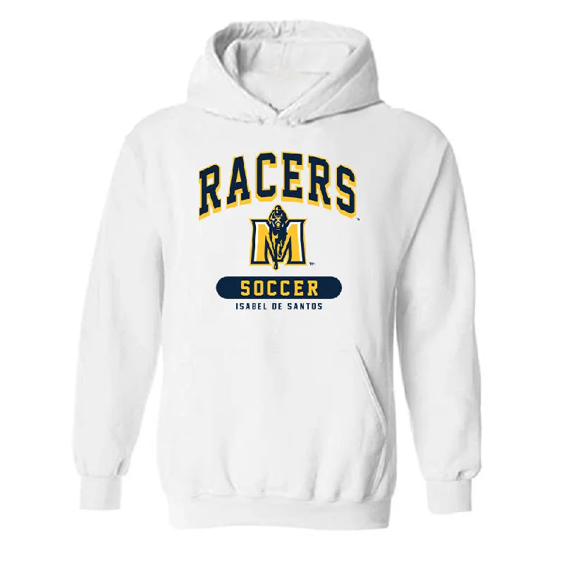 Murray State - NCAA Women's Soccer : Isabel De Santos - Classic Fashion Shersey Hooded Sweatshirt. Hoodie with Side Slits Relaxed Casual Murray State - NCAA Women's Soccer : Isabel De Santos - Classic Fashion Shersey Hooded Sweatshirt. Hoodie with Side Slits Relaxed Casual