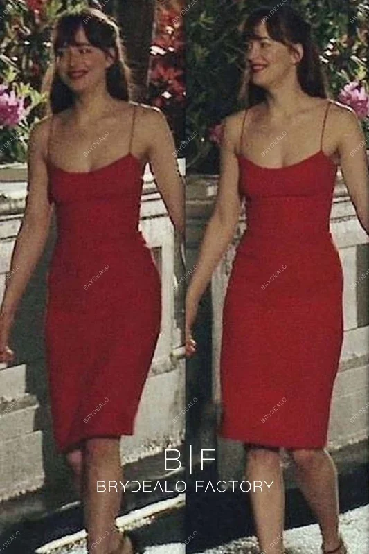 Dakota Johnson Fifty Shades Ruby Cocktail Homecoming Party Dress Tunics Fashionable trendy Dakota Johnson Fifty Shades Ruby Cocktail Homecoming Party Dress Tunics Fashionable trendy