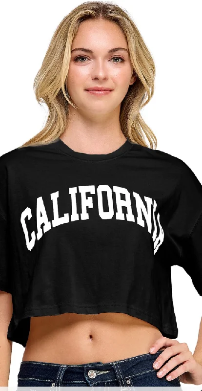 California Crop Top 965 Iron Safe Non-Iron Wrinkle Free