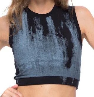 Wabi-Sabi Crop Top Seamless Knitted Crochet