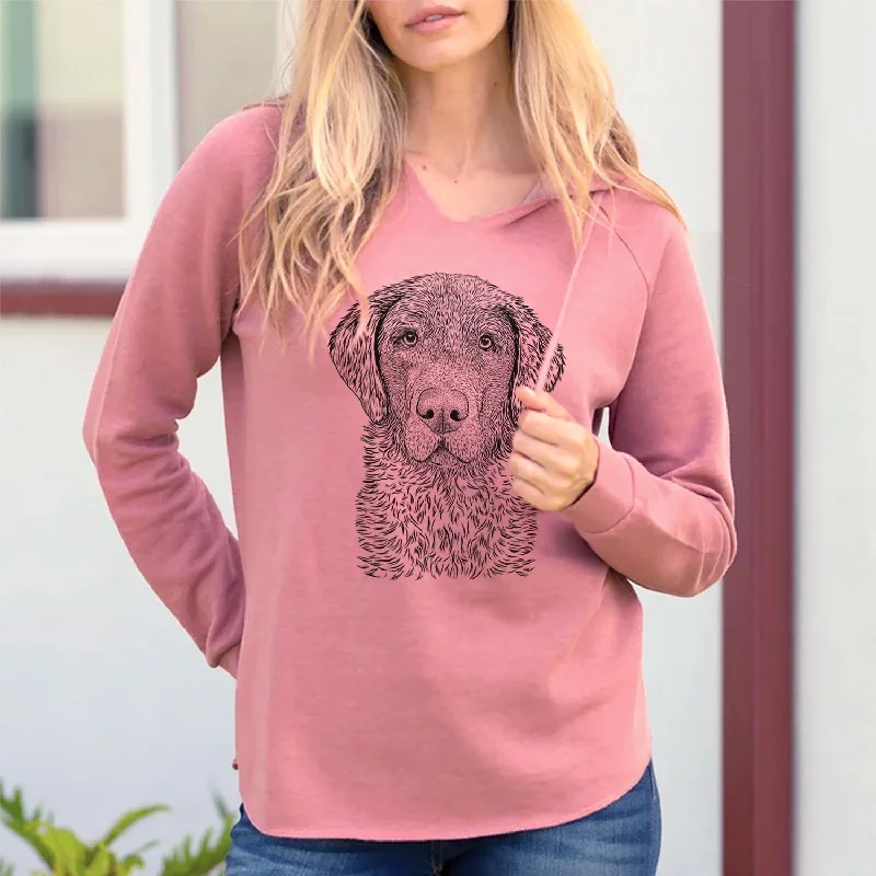 Whiskey the Chocolate Lab - Cali Wave Hooded Sweatshirt. Hoodie with Raglan Sleeves Sporty Comfortable Whiskey the Chocolate Lab - Cali Wave Hooded Sweatshirt. Hoodie with Raglan Sleeves Sporty Comfortable