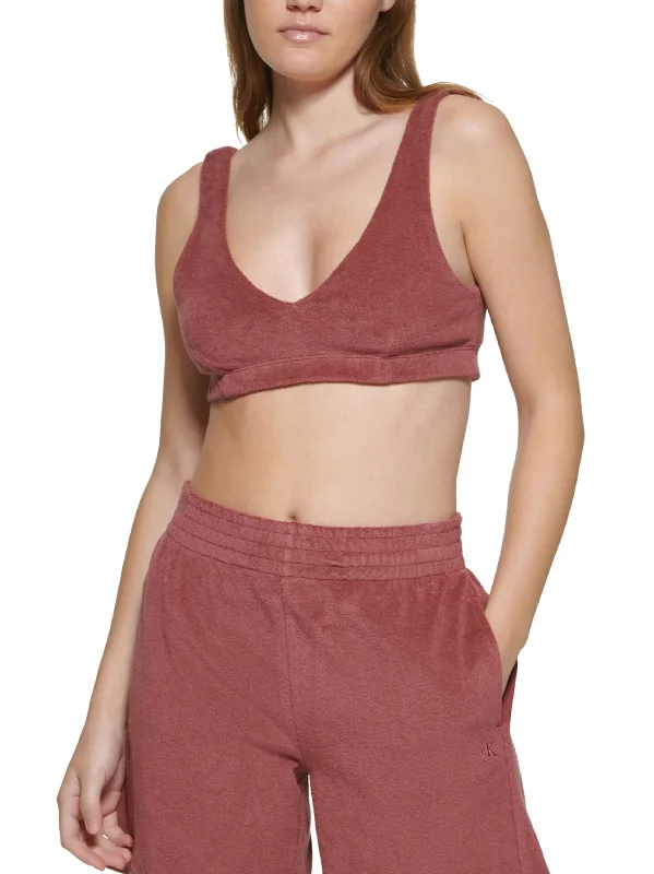 Women's Plain Solid Crop Top,Brick Striped Floral Plaid