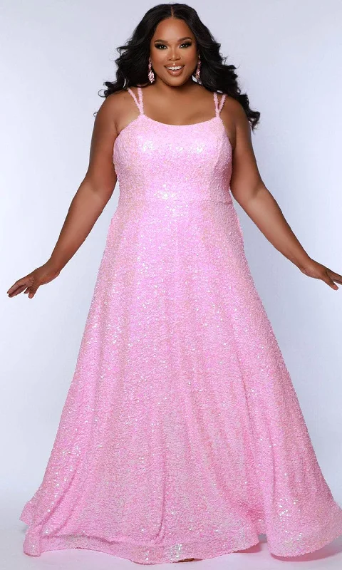 Sydney's Closet SC7365 - Dual Strap A-Line Prom Dress Tunics Bestseller popular