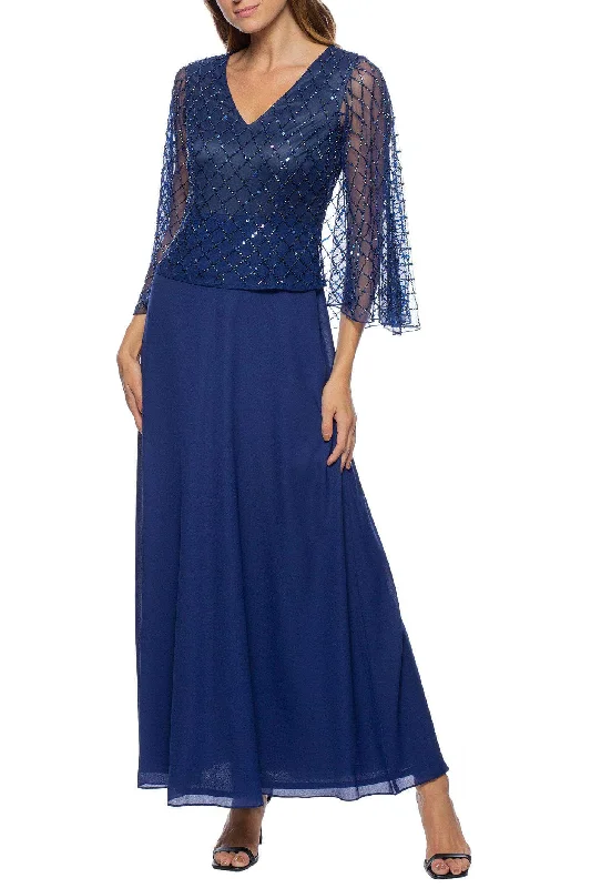 Marina 267902 - Lattice Capelet Evening Dress Tunics Corduroy durable