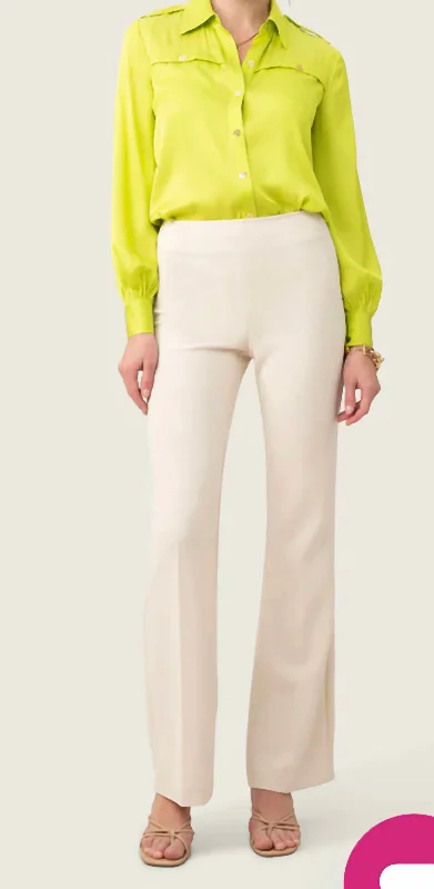 Cream Chimayo Pant Fashionable Jogger Pants