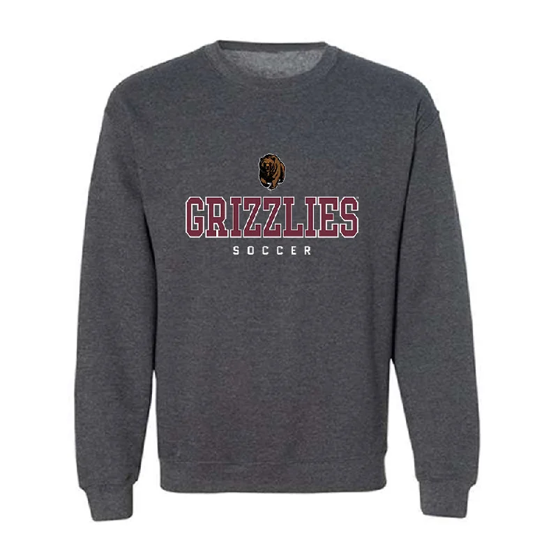 Montana - NCAA Women's Soccer : Bayliss Flynn - Classic Shersey Crewneck Sweatshirt. Hoodie with Hem Detail Decorative Unique Montana - NCAA Women's Soccer : Bayliss Flynn - Classic Shersey Crewneck Sweatshirt. Hoodie with Hem Detail Decorative Unique