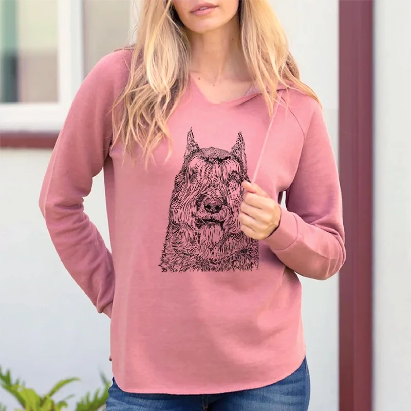 Sabre the Bouvier des Flandres - Cali Wave Hooded Sweatshirt. Hoodie with Camouflage Military Edgy Sabre the Bouvier des Flandres - Cali Wave Hooded Sweatshirt. Hoodie with Camouflage Military Edgy