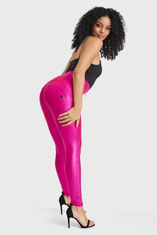 WR.UP® Disco Pants - Super High Waisted - Full Length - Hot Pink Stylish Harem Pants WR.UP® Disco Pants - Super High Waisted - Full Length - Hot Pink Stylish Harem Pants