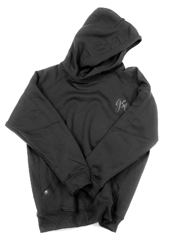 GSP Icon v3 Ultra Fleece Hoodie - Black. Hoodie with Embroidery Detailed Premium