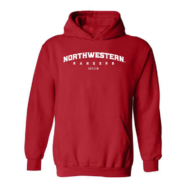 NWOSU - NCAA Women's Soccer : Madalyn Hundt - Classic Shersey Hooded Sweatshirt. Hoodie with Reflective Safety Nightwear