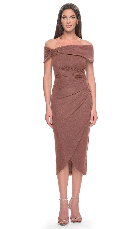 La Femme 30109 - Tulip Hem Cocktail Dress Tunics Leisure comfortable