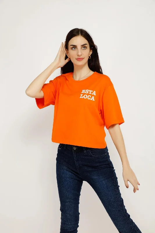 ESTA LOCA CROP TOP 4294FA Mesh Blend Leather Blend Suede Blend