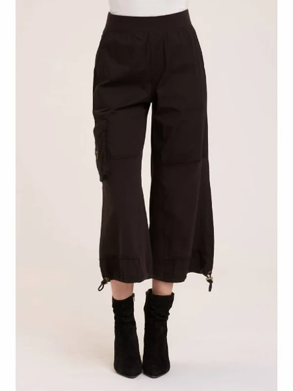 Numa Cargo Crop Pants In Belge Modern Bootcut Pants