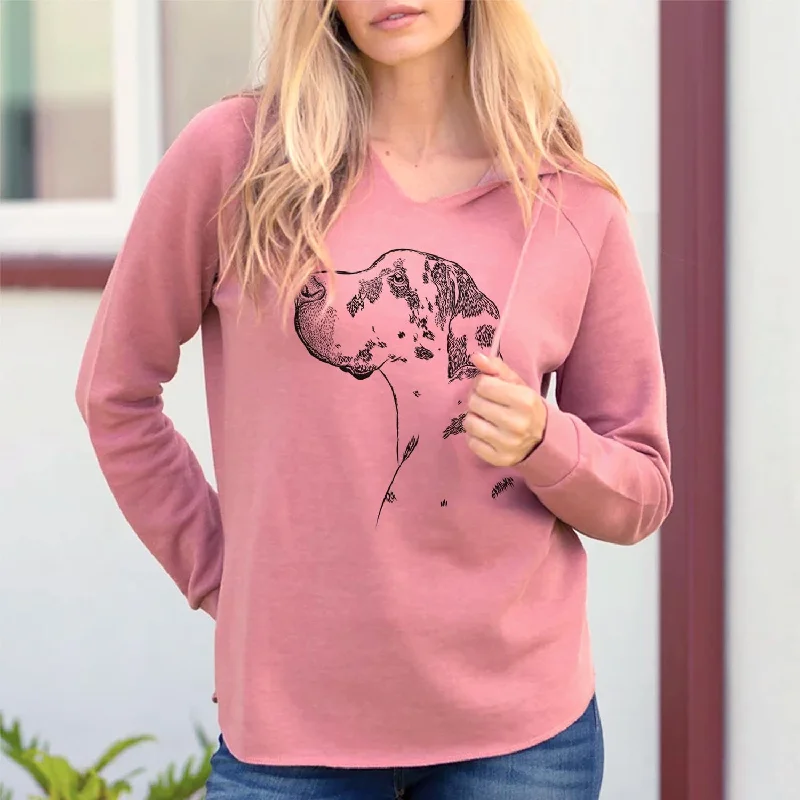 Profile Great Dane - Cali Wave Hooded Sweatshirt. Hoodie with Hem Contrast Bold Stylish Profile Great Dane - Cali Wave Hooded Sweatshirt. Hoodie with Hem Contrast Bold Stylish