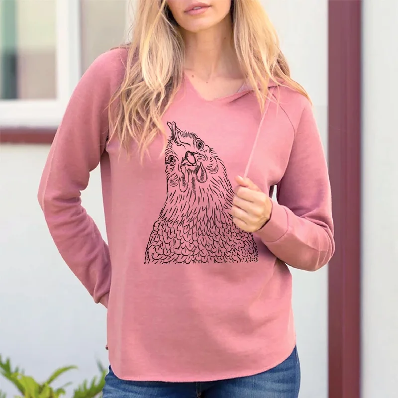Henrietta the Chicken - Cali Wave Hooded Sweatshirt. Oversized Hoodie Comfort Casual Henrietta the Chicken - Cali Wave Hooded Sweatshirt. Oversized Hoodie Comfort Casual