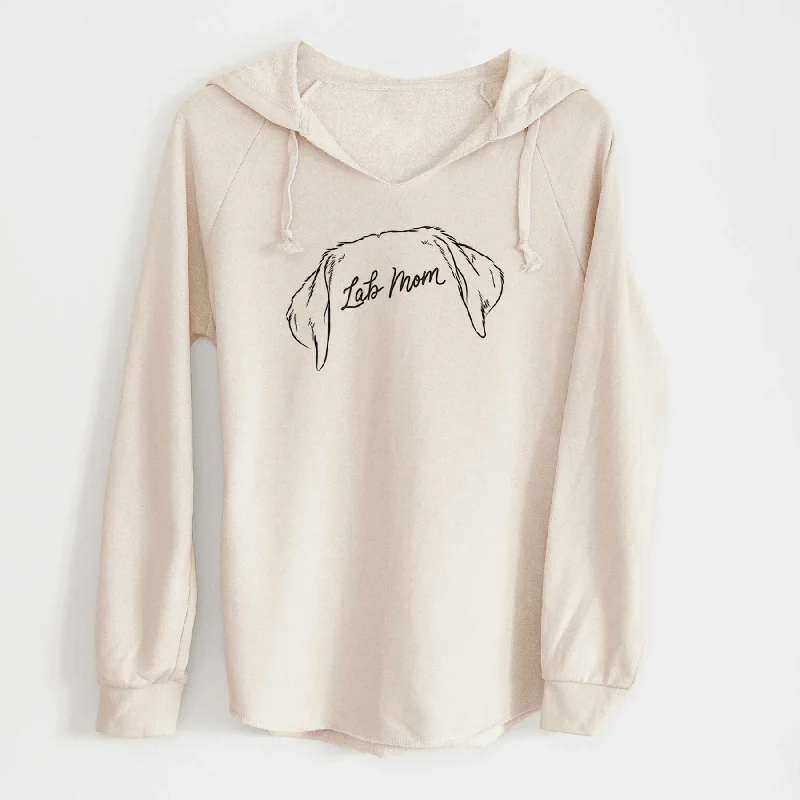 Labrador Retriever Mom - Cali Wave Hooded Sweatshirt. Hoodie with Hidden Zipper Minimalist Clean Labrador Retriever Mom - Cali Wave Hooded Sweatshirt. Hoodie with Hidden Zipper Minimalist Clean