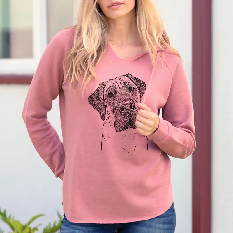 NutterButter the English Mastiff - Cali Wave Hooded Sweatshirt. Hoodie Sweatshirt Pullover NutterButter the English Mastiff - Cali Wave Hooded Sweatshirt. Hoodie Sweatshirt Pullover