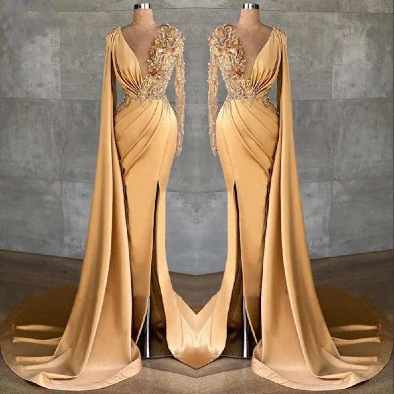 dress luxury pure gold Tunics Stylish modern