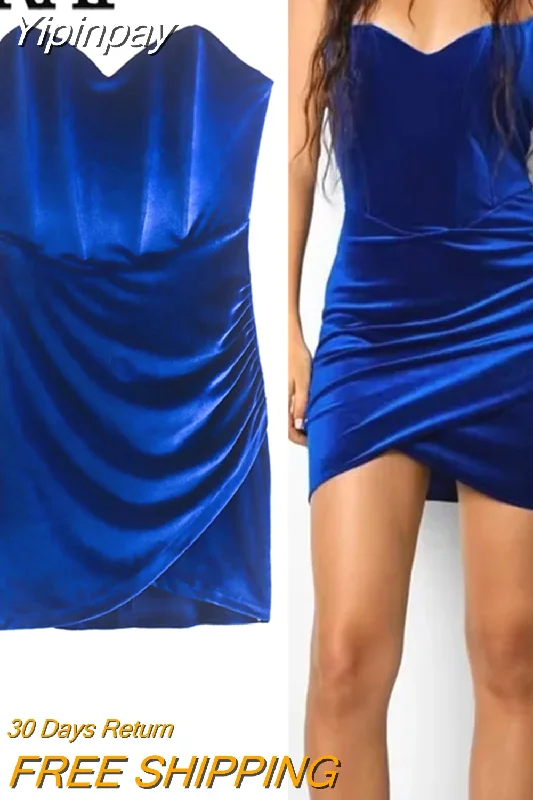 Yipinpay Blue Velvet Dress Women Off Shoulder Corset Dress Woman Backless Sexy Short Dresses Ruched Evening Party Dresses For Women Turtleneck Warm Winter Yipinpay Blue Velvet Dress Women Off Shoulder Corset Dress Woman Backless Sexy Short Dresses Ruched Evening Party Dresses For Women Turtleneck Warm Winter