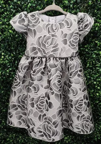 Floral Jacquard Lito Holiday Dress C538 Tunics Ceremony elegant