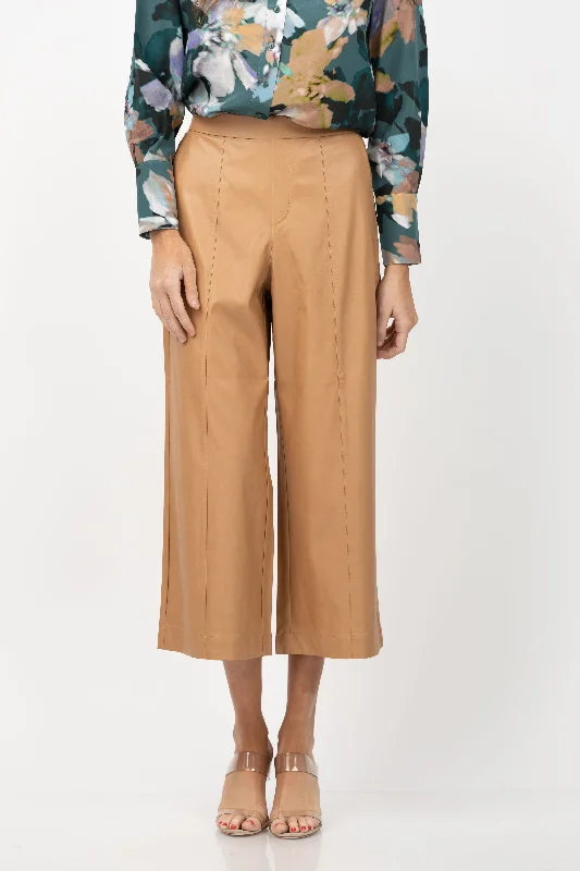 Tyler Boe Payton Pant in Caramel Comfy Zip-Up Pants