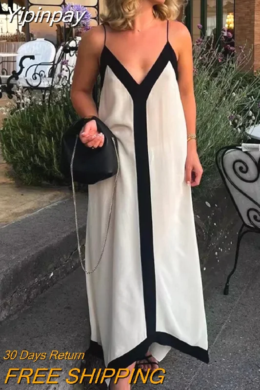 Yipinpay 2023 Woman Slip Dress Summer Backless Loose Women's Dress Asymmetric Beach Long Dresses For Women Holiday Party Dresses Pleated Skirt Elegant Yipinpay 2023 Woman Slip Dress Summer Backless Loose Women's Dress Asymmetric Beach Long Dresses For Women Holiday Party Dresses Pleated Skirt Elegant