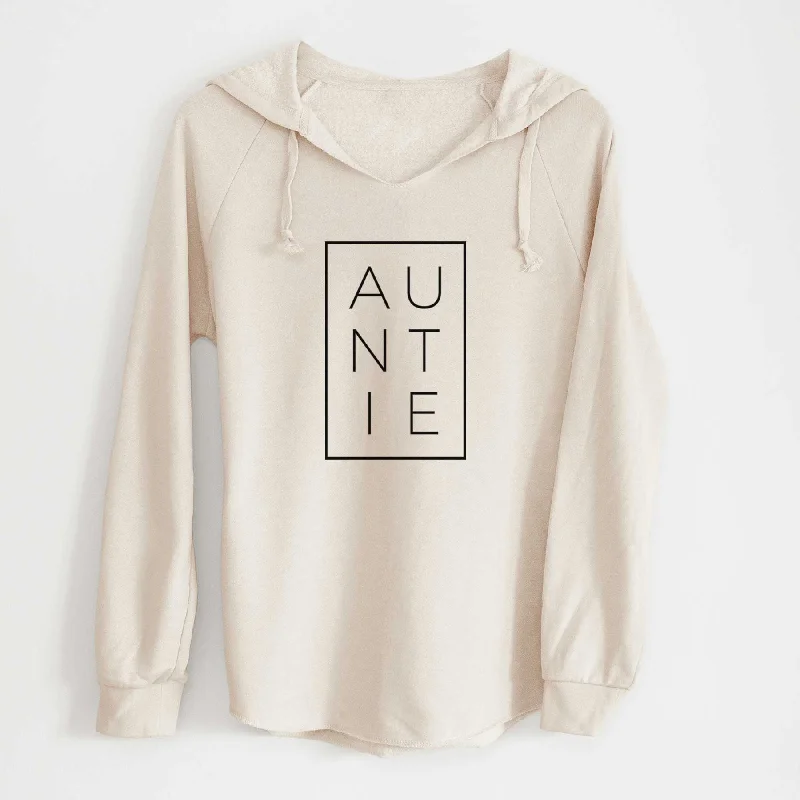 Auntie Boxed - Cali Wave Hooded Sweatshirt. Hoodie with Relaxed Fit Easy Casual