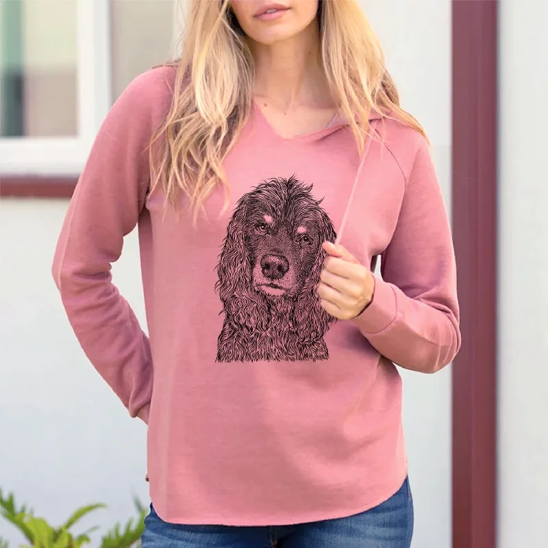 Marley Boy the American Cocker Spaniel - Cali Wave Hooded Sweatshirt. Zip Hoodie Drawstring Kangaroo Pocket Marley Boy the American Cocker Spaniel - Cali Wave Hooded Sweatshirt. Zip Hoodie Drawstring Kangaroo Pocket