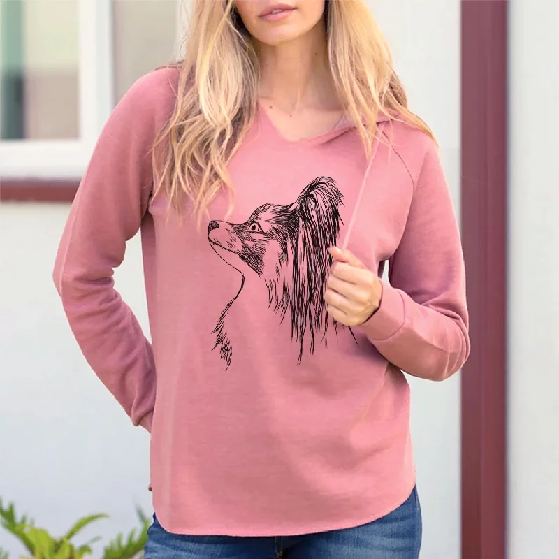 Profile Papillon - Cali Wave Hooded Sweatshirt. Cotton Hoodie Fleece Lining Warmth