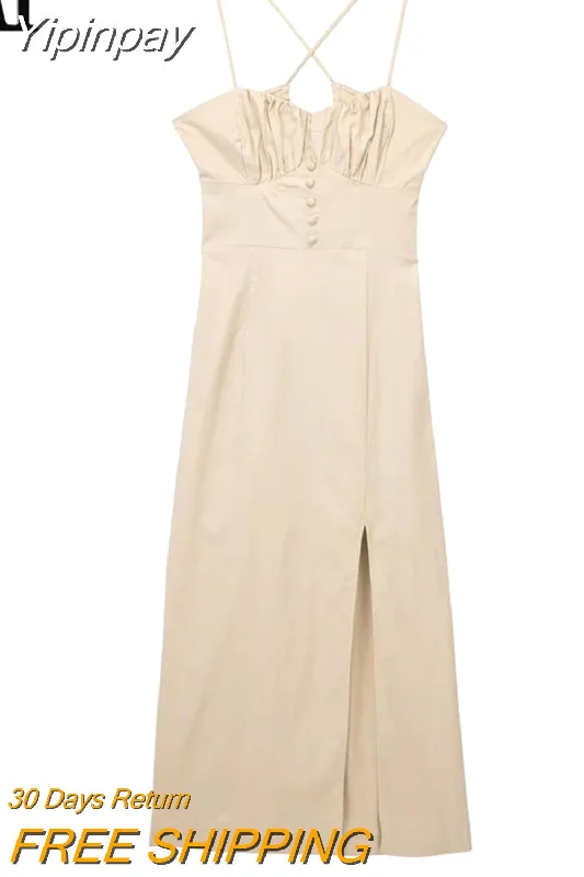 Yipinpay Ruched Corset Dress Woman Backless Slip Long Dress Women Beach Summer Dresses For Women 2023 Midi Sexy Party Dresses Tunics Timeless classic Yipinpay Ruched Corset Dress Woman Backless Slip Long Dress Women Beach Summer Dresses For Women 2023 Midi Sexy Party Dresses Tunics Timeless classic