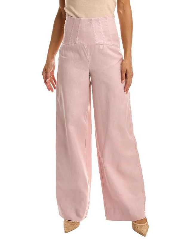Nicholas Aurel Linen Pant Elegant Dress Pants